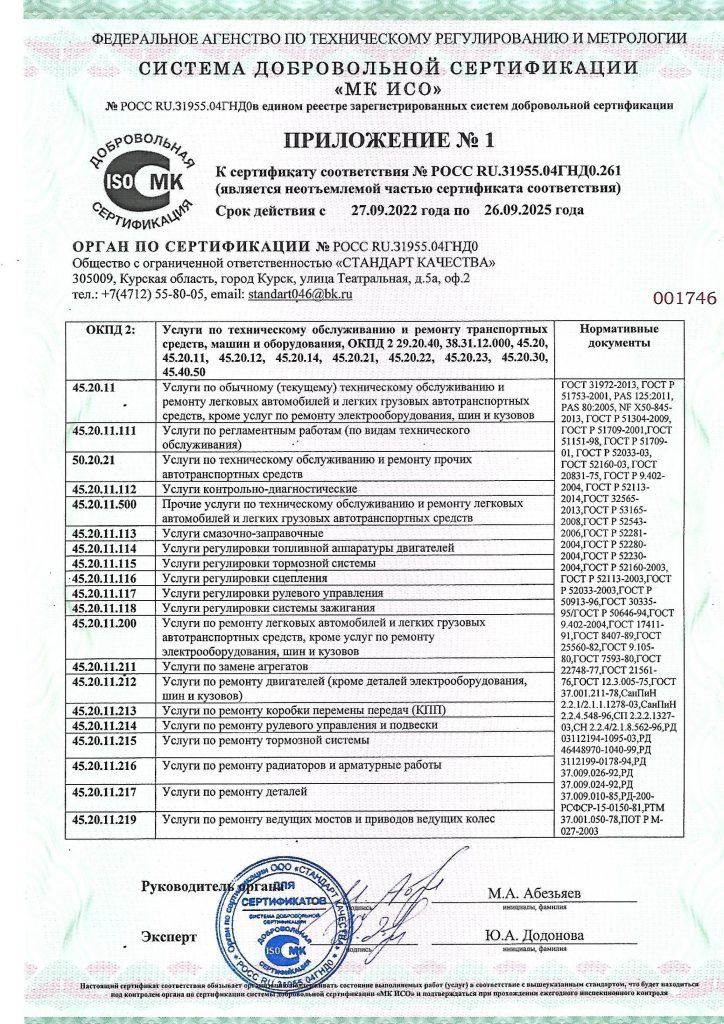 Сертифицированная установка фаркопов